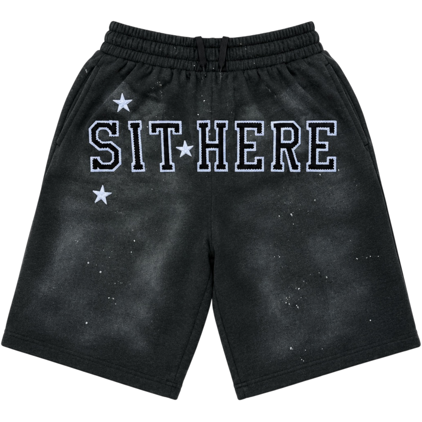 SIT HERE Baggy Shorts “Space Grey”