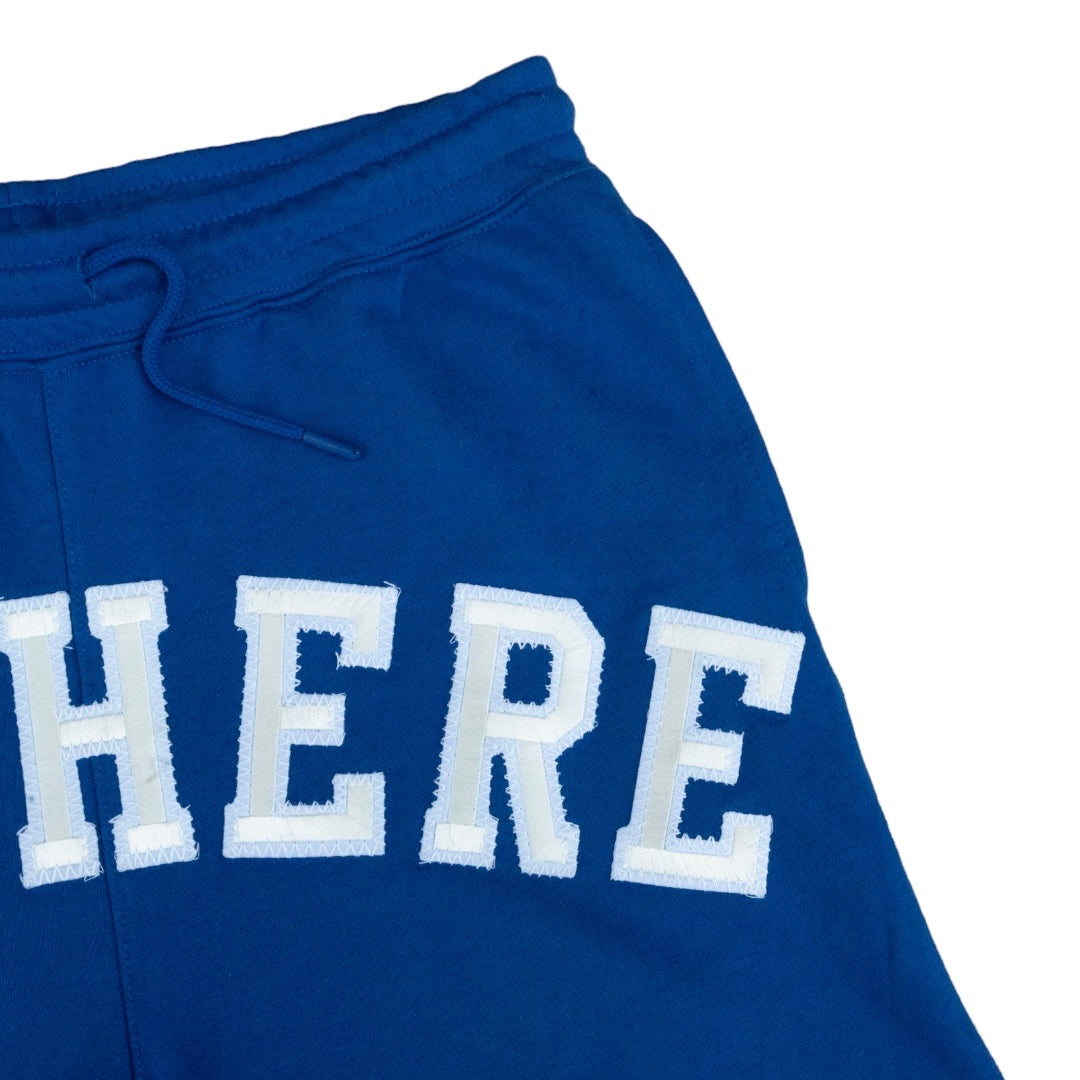 “Sit Here”  Shorts - Blue