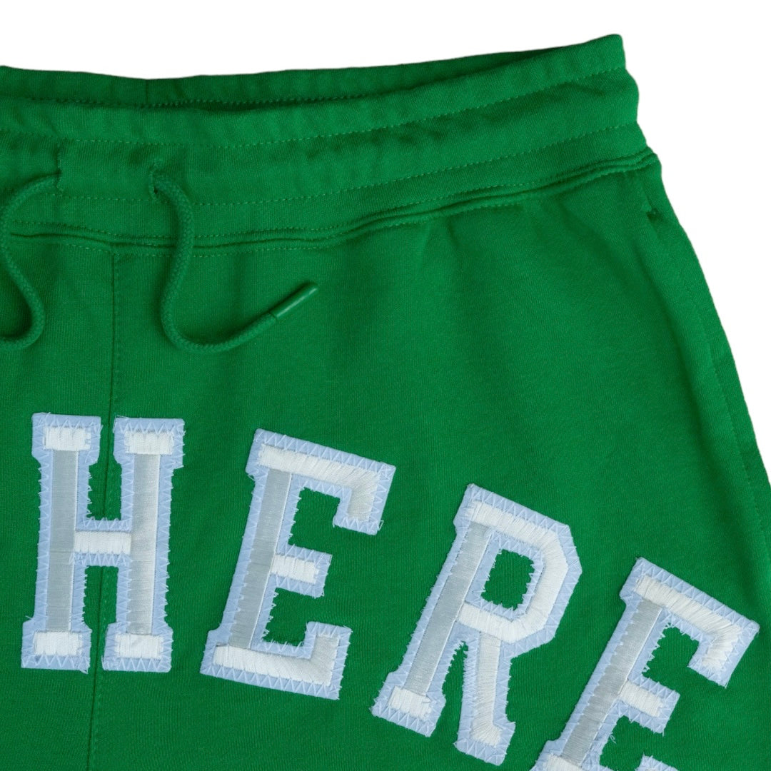 “Sit Here”  Shorts - Green