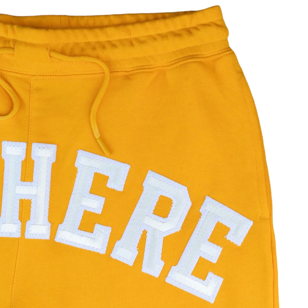 “Sit Here”  Shorts - Yellow