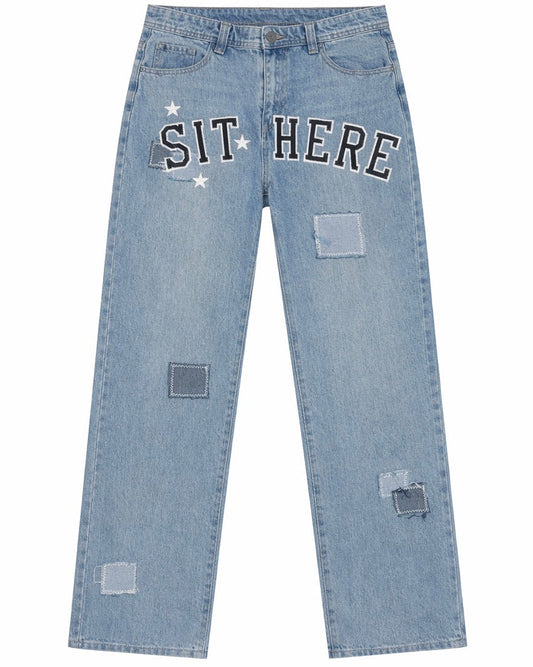 SIT-HERE Jeans “Light Denim”