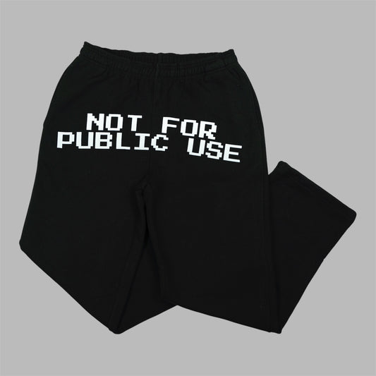 NFPU SWEATPANTS BLACK