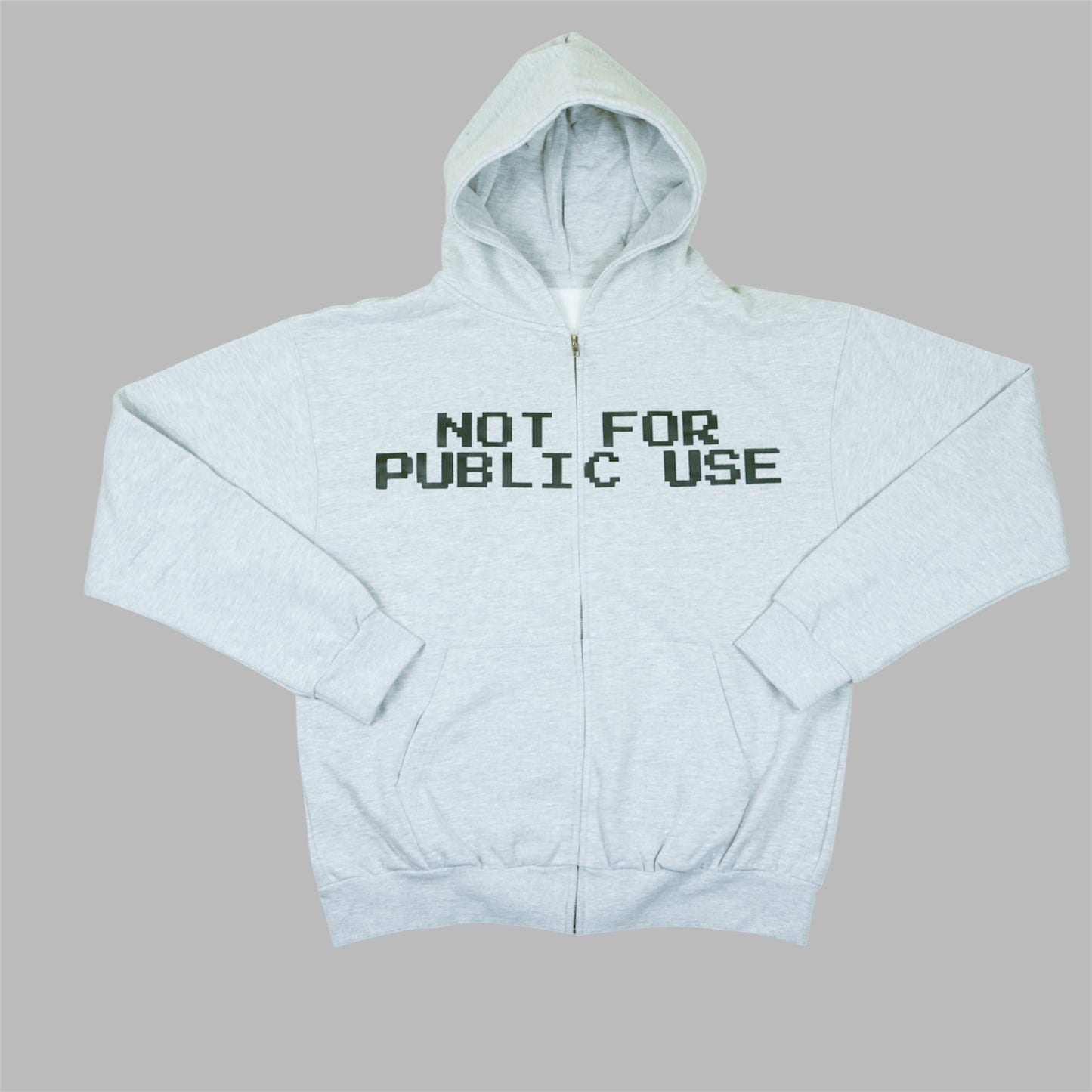 NFPU ZIP HOODIE GREY